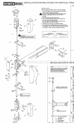 Dorex 8500 Series Petunjuk Instalasi
