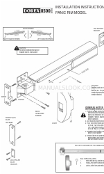 Dorex 8500 Series Petunjuk Instalasi