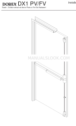 Dorex DX1 PV/FV Handleiding voor installatie-instructies