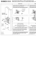 Dorex 9500TE80IC Instruções de instalação