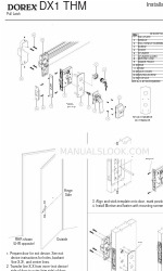 Dorex DX1 THM Instruções de instalação