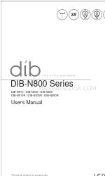 daewon DIB-N800 Series Manual do utilizador