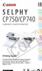 Canon SELPHY CP740 Handleiding voor afdrukken