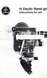 BOLEX H Declic Instructions For Use Manual