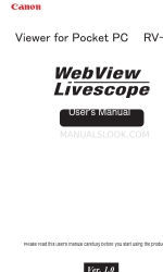 Canon WebView Livescope 사용자 설명서