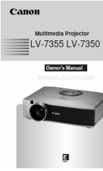 Canon 7355 - LV XGA LCD Projector Manual do Proprietário