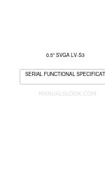 Canon LV S3 - SVGA LCD Projector Spezifikation