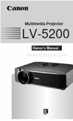 Canon LV-5200 Kullanıcı El Kitabı