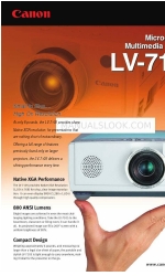 Canon LV-7105 Brochure & Specs