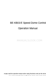 Bolide Technology BE-KB03/E Operation Manual