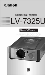 Canon LV-7325 Manuale d'uso