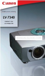 Canon LV-7340 Opuscolo e specifiche