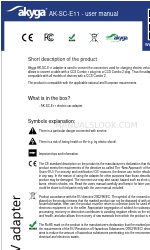 Akyga AK-SC-E11 Manuale d'uso