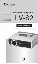 Canon LV-S2 Manuale d'uso