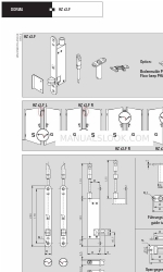 Dorma HZ 43-F Series Instrucciones de montaje