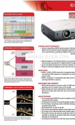 Canon SX800 - REALiS SXGA+ LCOS Projector Especificación del producto