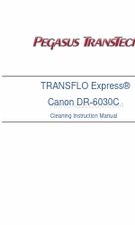 CanonTRANSFLO Express DR-6030C Temizlik Talimat Kılavuzu