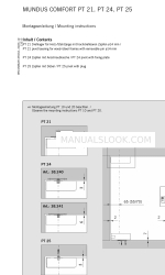 DORMA-Glas MUNDUS COMFORT PT 25 설치 지침
