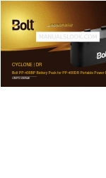 Bolt Cyclone DR PP-400BP Manuale d'uso