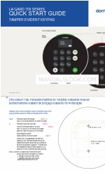 Dormakaba LA GARD 700 Series Manuale di avvio rapido