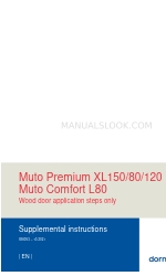 Dormakaba Muto Premium XL150 Petunjuk Tambahan