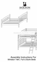 BOLTON Windsor Bunk Manuel d'instructions de montage