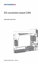 Dormakaba ED connection board CAN Assembly Instruction Manual