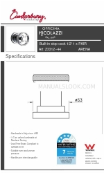 CANTERBURY ARENA Z3312-44 Manuale di istruzioni per l'installazione