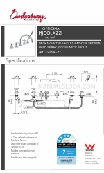 CANTERBURY OFFICINA NICOLAZZI Z2218 Manual