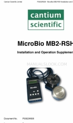 Cantium Scientific MicroBio MB2-RSH Kurulum ve Çalıştırma Eki