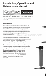 Dormont OneFlow OF140-4 Manuel d'installation, d'utilisation et d'entretien