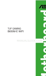 Asus TUF GAMING B650M-E WIFI Handbuch