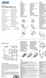 Asus TUF GAMING B650M-PLUS WIFI Посібник із швидкого старту