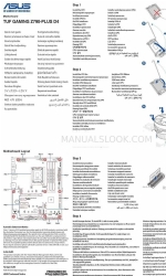 Asus TUF GAMING Z790-PLUS D4 Посібник із швидкого старту