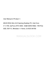 Asus ASUSTEK ROG Strix G15DK ユーザーマニュアル