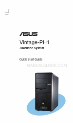 Asus Barebone Vintage-PH1 Skrócona instrukcja obsługi