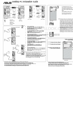 Asus D620MT Instrukcja instalacji