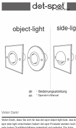 Dot-Spot object-light Benutzerhandbuch