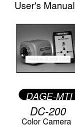 DAGE-MTI DC-200 User Manual