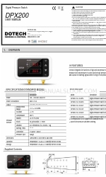 DOTECH DPX200-HL-R4-MPA Manual do utilizador