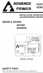 Advance Power AP3000 Handleiding voor gebruik en onderhoud