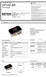 DOTECH DP100-AR Manual do utilizador