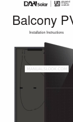 DAH Solar SolarUnit Balcony PV 取付説明書