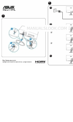 Asus MZ279HL Series クイック・スタート・マニュアル