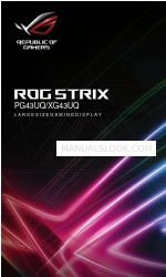 Asus ROG Strix PG43UQ Посібник