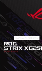 Asus ROG strix XG256Q Посібник користувача