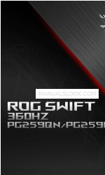 Asus ROG Swift 360Hz PG259QN Manuel