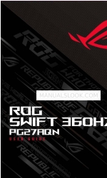 Asus ROG SWIFT 360HZ PG27AQN Panduan Pengguna