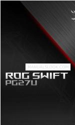 Asus ROG SWIFT PG27U Manuel