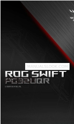 Asus ROG SWIFT PG32UQR 사용자 설명서